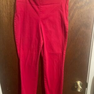 Old Navy Women's Bright Red Skinny Pants